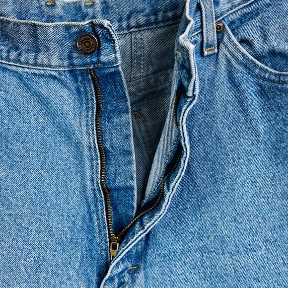 Lee Vintage Women’s 32x30 Mom Jeans 80's Blue Acid Wash Denim - Picture 3 of 10